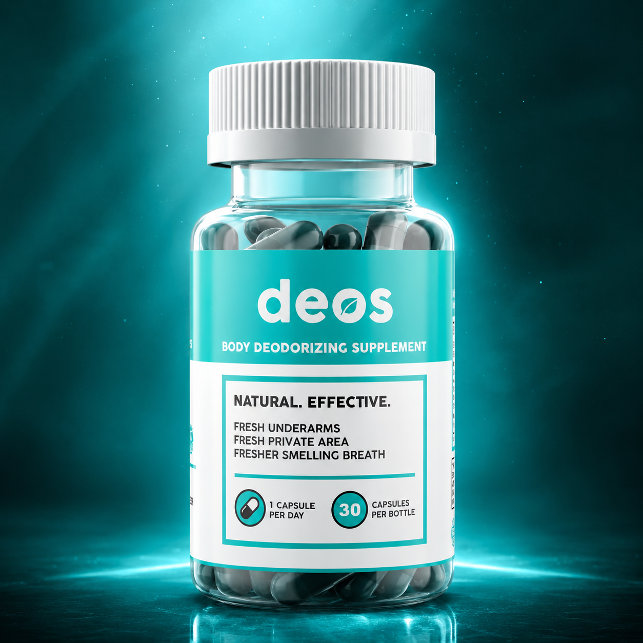 DEOS Suplemento Desodorizante Corporal – Frescura Todo el Día